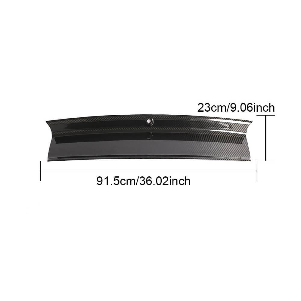 Ford Mustang V6 V8 GT 2015-2020 Rear Tail Trunk Lid Cover Carbon Fiber-Ahacarbon