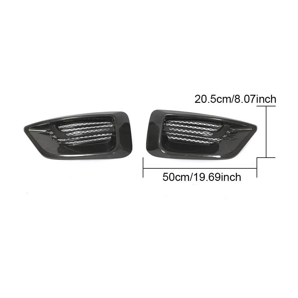 Mercedes Benz W447 Vito 2016-2019 Front Fog Lamp Covers Real Dry Carbon Fiber-Ahacarbon