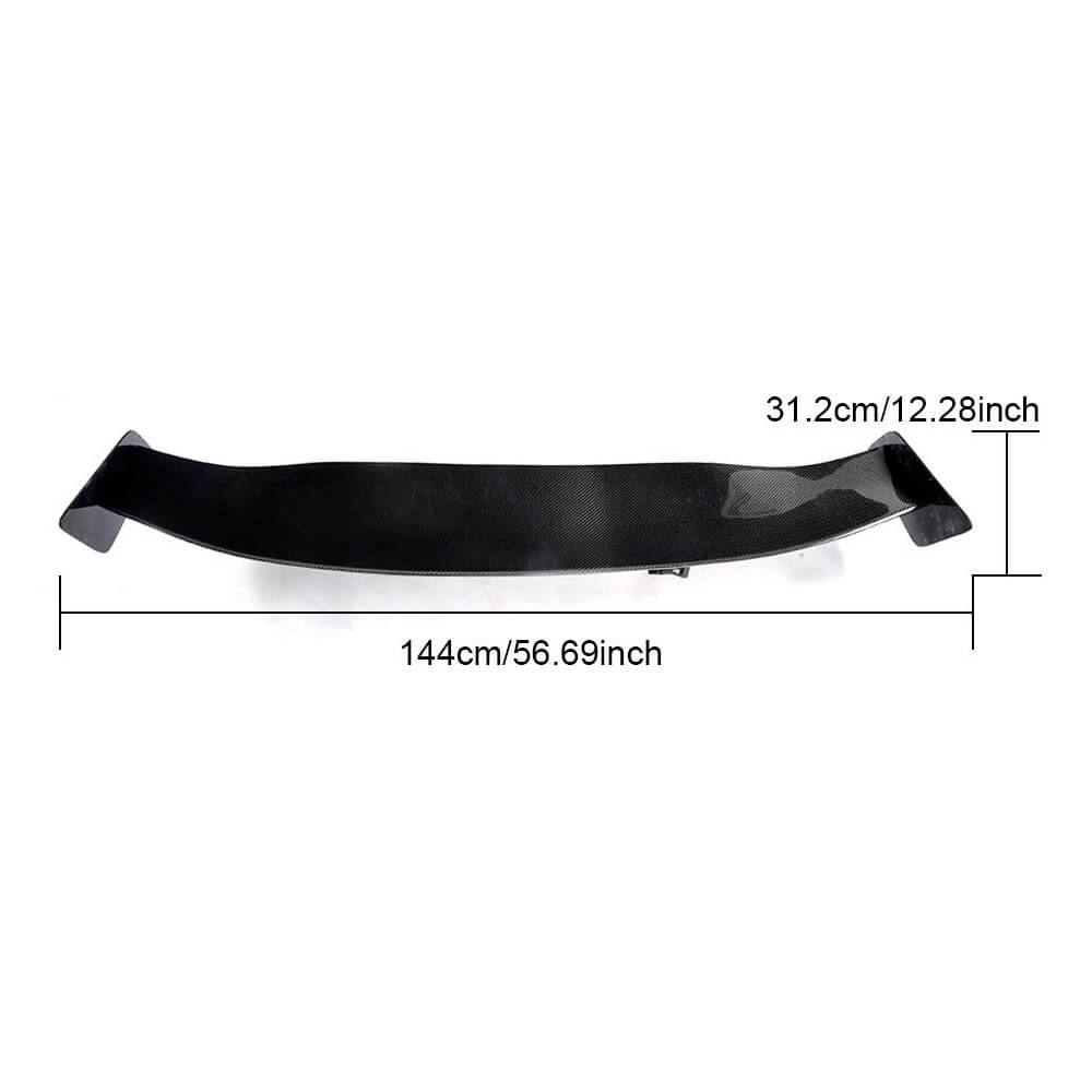 Universal Sedan Car Auto Rear Trunk Spoiler Carbon Fiber-Ahacarbon