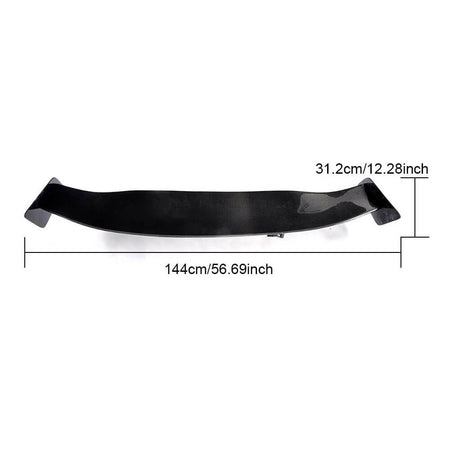 Universal Sedan Car Auto Rear Trunk Spoiler Carbon Fiber-Ahacarbon