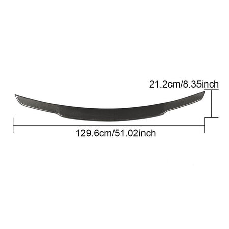 Mercedes Benz S Class W222 2014-2020 Rear Trunk Spoiler Carbon Fiber-Ahacarbon