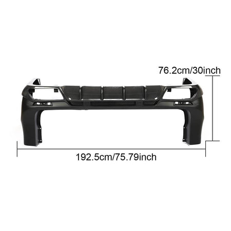 Mercedes Benz V Class W447 Vito 2015-2019 Rear Bumper Carbon Fiber-Ahacarbon