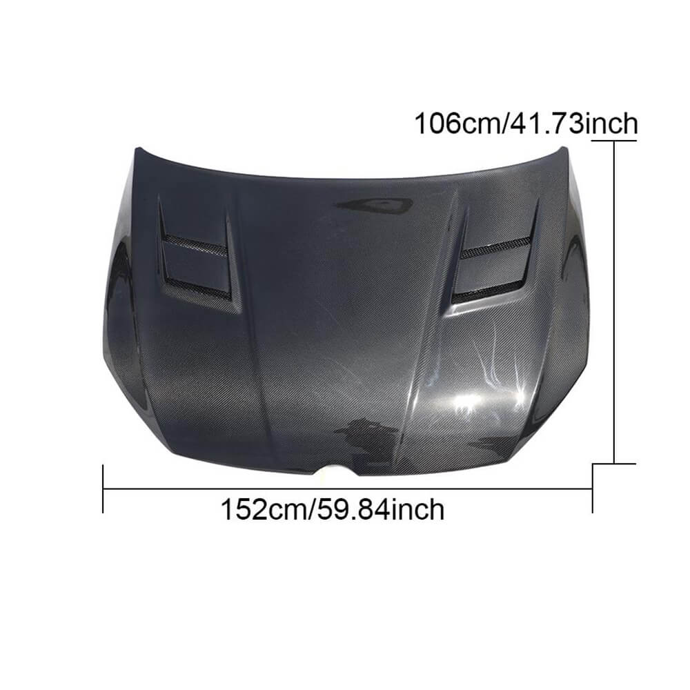 For Volkswagen VW Golf 7 MK7 Standard GTI R R-line Carbon Fiber Engine Bonnet Hood Cover-Ahacarbon