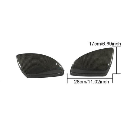 Audi A6 A7 A8 Quattro C8 2019-2022 Mirror Covers Replacement Style Carbon Fiber-Ahacarbon