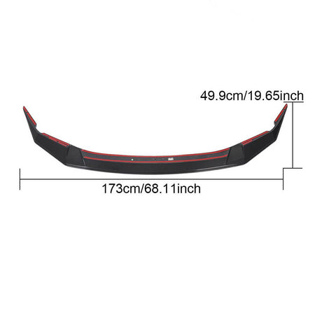 BMW 5 Series F90 M5 Sedan LCI 2021UP Front Bumper Lip Dry Carbon Fiber-Ahacarbon