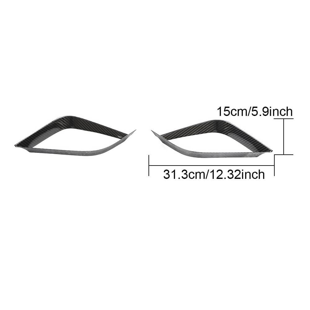 Porsche 911 Carrera 4 GTS 2017 Front Bumper Vents Carbon Fiber-Ahacarbon