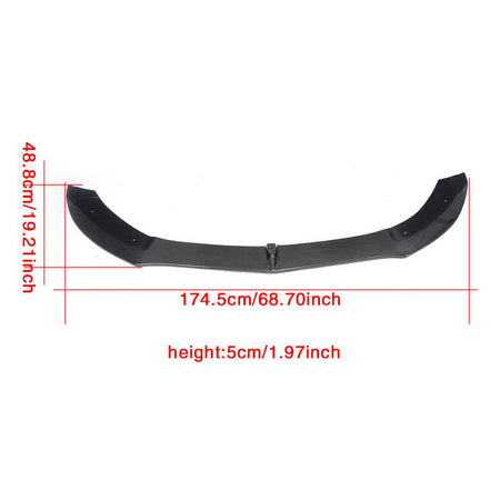 Mercedes Benz W205 C205 A205 Sport C43 Pre-facelift 2015-2019 Front Bumper Lip Carbon Fiber/FRP-Ahacarbon