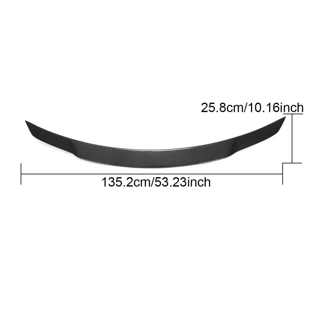Mercedes Benz SLK SLC Class R172 Convertible 2012-2019 Rear Trunk Spoiler Carbon Fiber-Ahacarbon