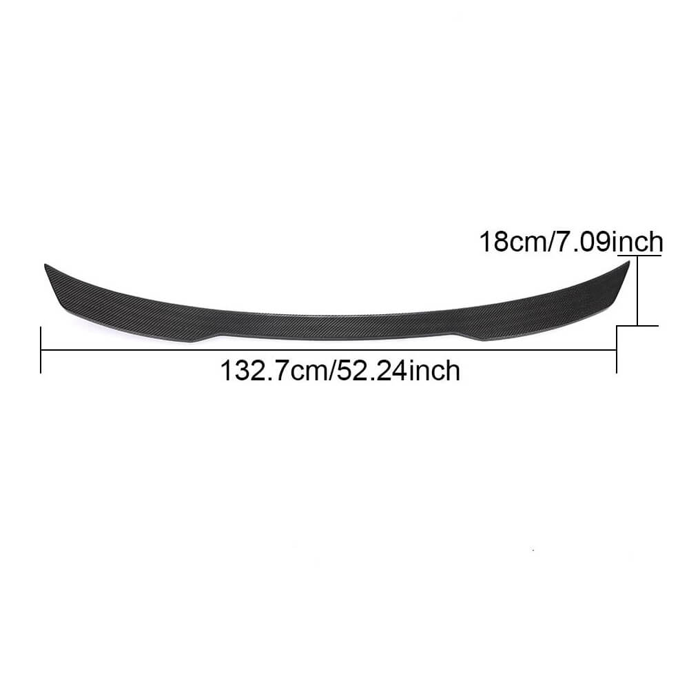 BMW 7 Series G11 730i 740i 750i Sedan 2016-2020 Rear Trunk Spoiler Carbon Fiber-Ahacarbon