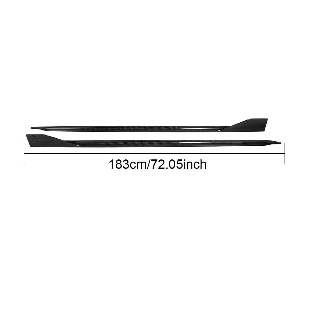 BMW 1 Series F40 118i M Sport 2020UP Side Skirts Carbon Fiber-Ahacarbon