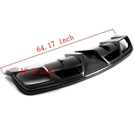 Mercedes Benz CLA Class (W117) C117 Sport CLA45 AMG Pre-facelift 2013-2016 Rear Bumper Diffuser Carbon Fiber-Ahacarbon