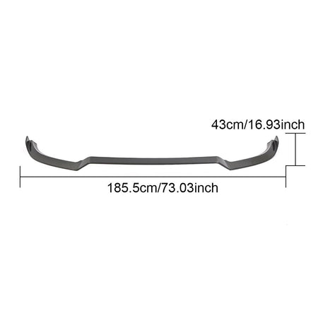 Mercedes Benz W212 S212 E63 AMG Sedan Wagon 2014-2016 Front Bumper Lip Carbon Fiber-Ahacarbon