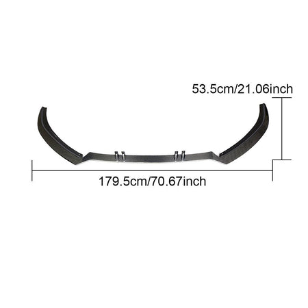 Audi S6 A6 C7 Sline Sedan Facelift 2016-2019 Front Bumper Lip Carbon Fiber-Ahacarbon