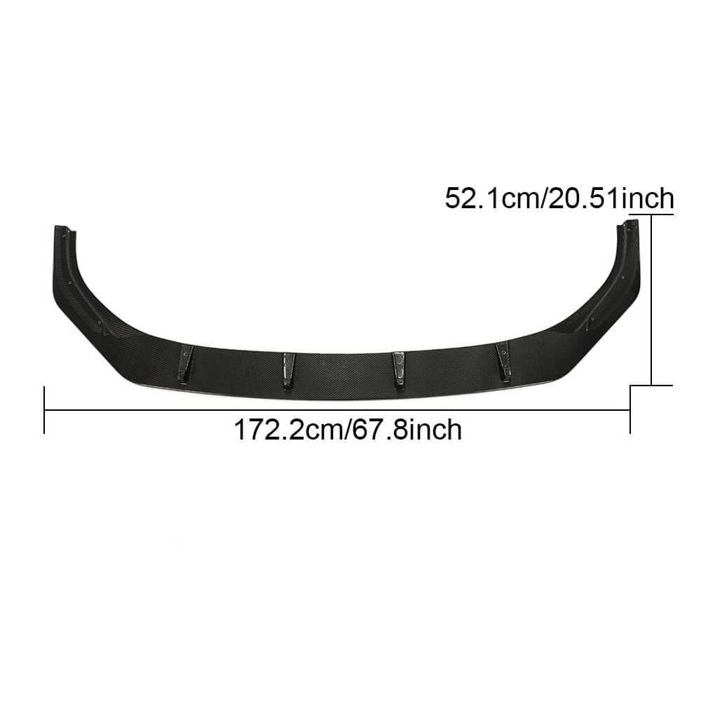 Volkswagen VW Golf 8 MK8 R 2021UP Front Bumper Lip Carbon Fiber-Ahacarbon