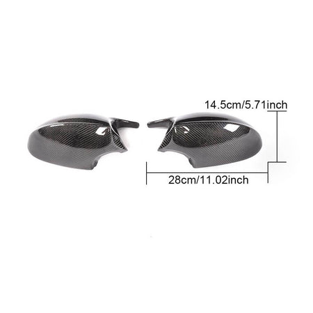 BMW 3 Series E90 E91 05-07 E92 E93 06-09 Mirror Covers LHD Pair Carbon Fiber-Ahacarbon