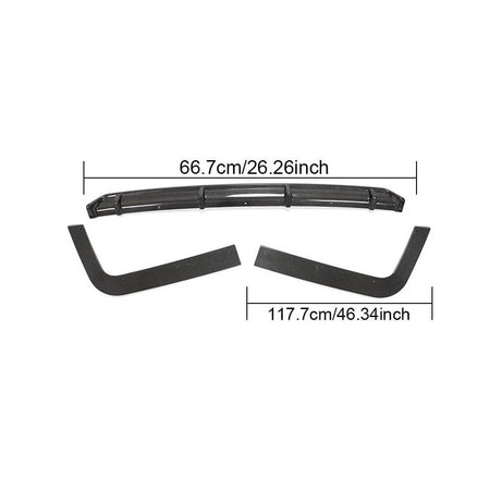 Volkswagen VW Multivan Transporter T6 2015-2020 Rear Bumper Diffuser Carbon Fiber-Ahacarbon