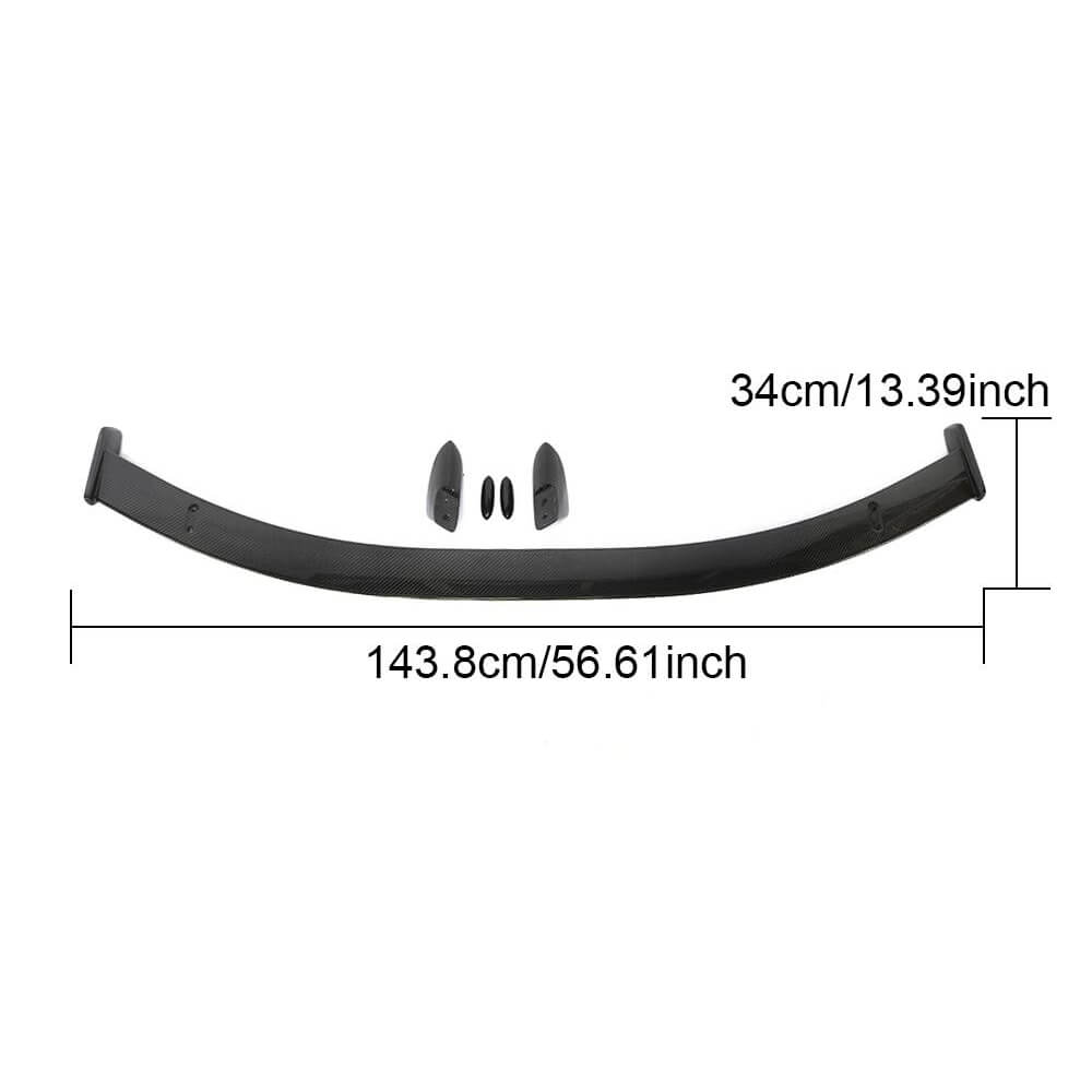 Subaru BRZ Toyota GT86 FT86 Scion FR-S Rear Trunk Spoiler Carbon Fiber-Ahacarbon