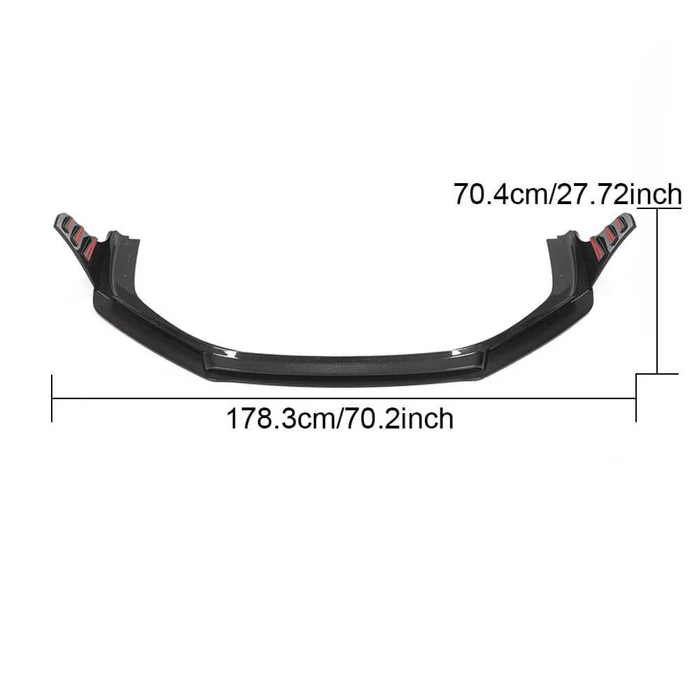 Porsche 911 991.2 Carrera 4 GTS 2-Door 2017 Front Bumper Lip Carbon Fiber-Ahacarbon