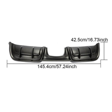 Porsche 718 (982) Boxster Cayman 2016-2019 Rear Bumper Diffuser Matte Carbon Fiber-Ahacarbon