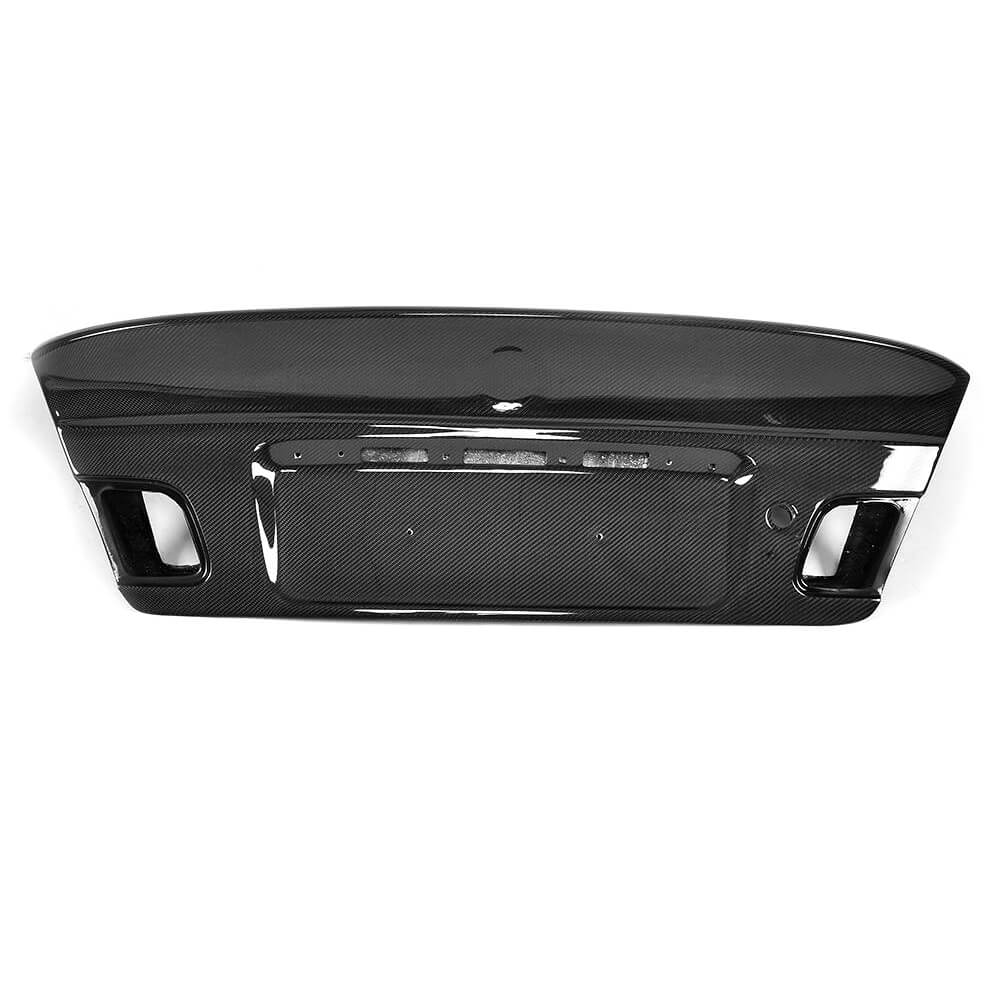 BMW 3 Series E46 325Ci 330Ci M3 Coupe 2000-2006 Rear Trunk Tail Cover Carbon Fiber-Ahacarbon