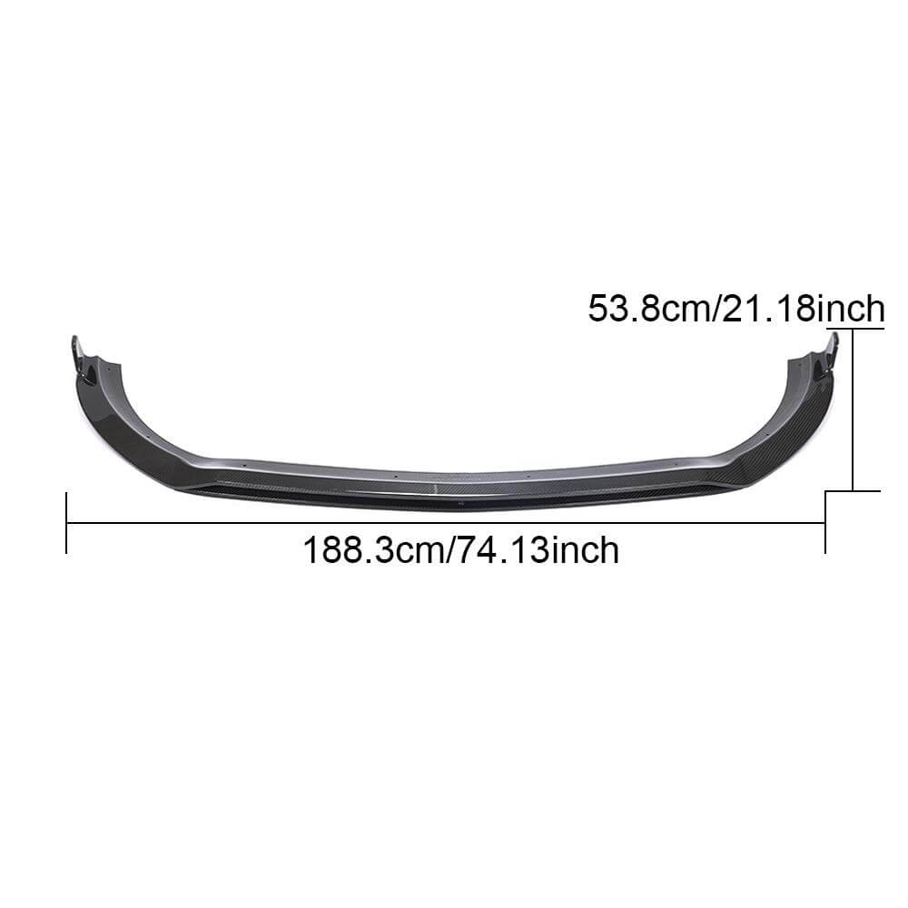 Mercedes Benz W447 Vito 2020UP Front Bumper Lip Dry Carbon Fiber-Ahacarbon
