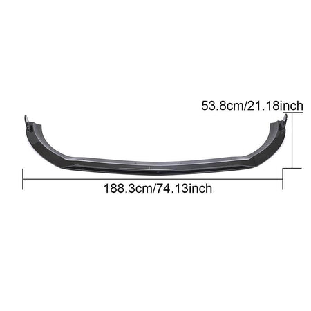 Mercedes Benz W447 Vito 2020UP Front Bumper Lip Dry Carbon Fiber-Ahacarbon