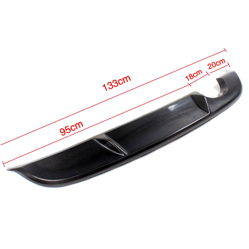 Volkswagen VW Golf 6 MK6 Base Hatchback 2010-2013 Rear Bumper Diffuser Carbon Fiber-Ahacarbon