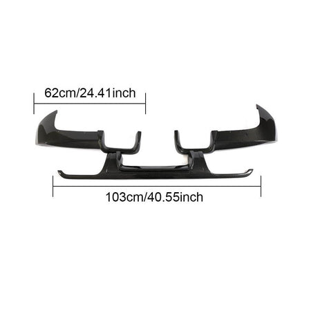 Mercedes Benz W447 Vito 2016-2019 Rear Bumper Diffuser Carbon Fiber-Ahacarbon