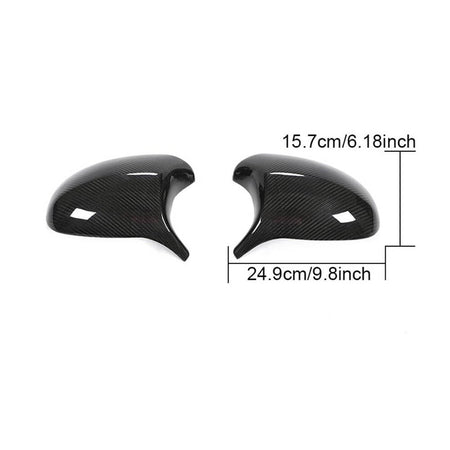 BMW 3 Series E92 E93 LCI 2010-2013 Mirror Covers Pair Carbon Fiber-Ahacarbon