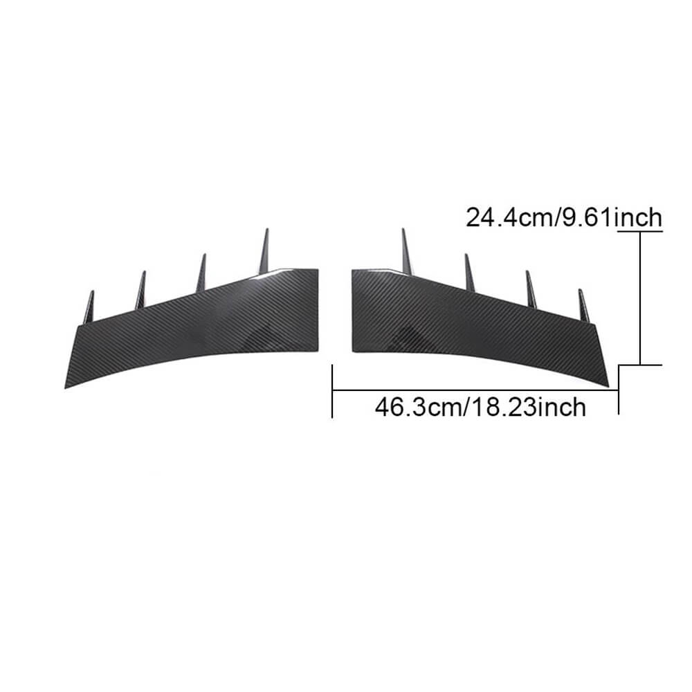 Audi R8 V10 Gen 2 4S 2016-2019 Front Bumper Vents Dry Carbon Fiber-Ahacarbon