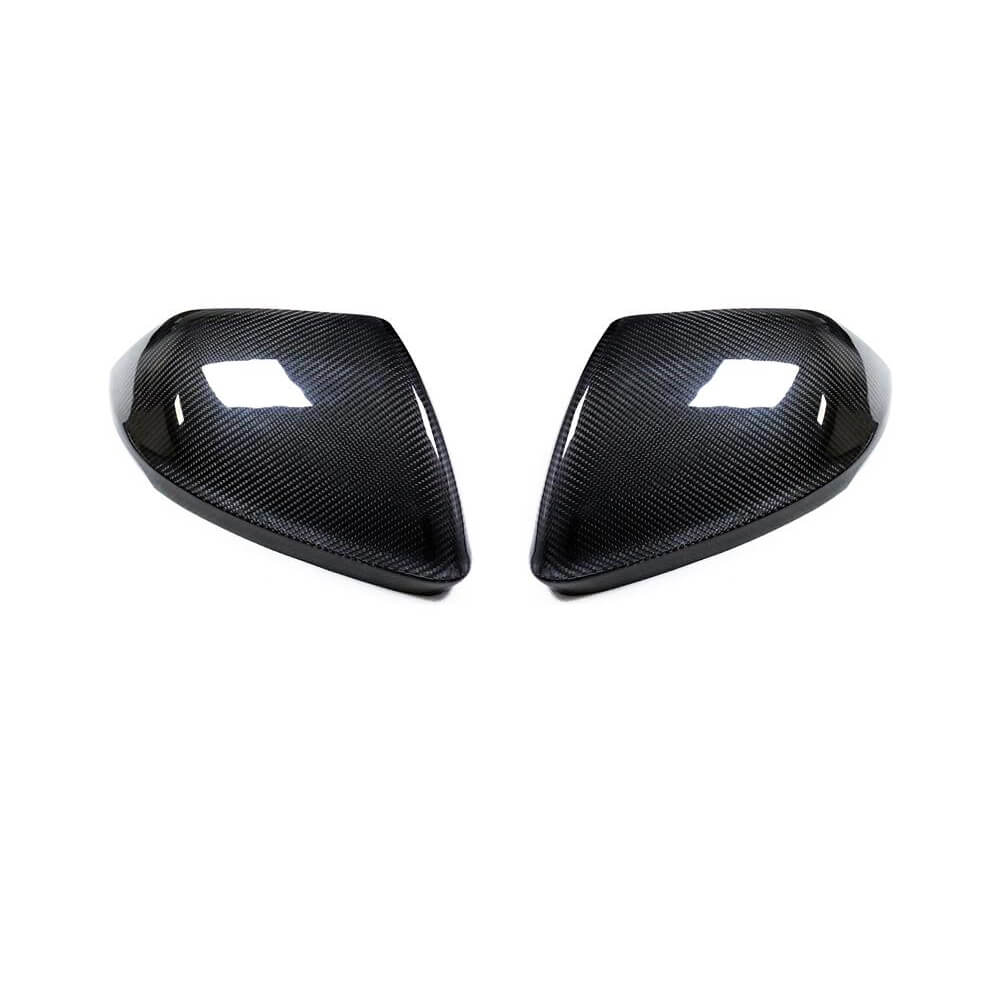 Lamborghini Urus Audi Q8 2018-2021 Mirror Caps Add-on Dry Carbon Fiber-Ahacarbon