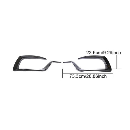 Mercedes Benz W447 Vito 2020UP Front Bumper Vents Dry Carbon Fiber-Ahacarbon