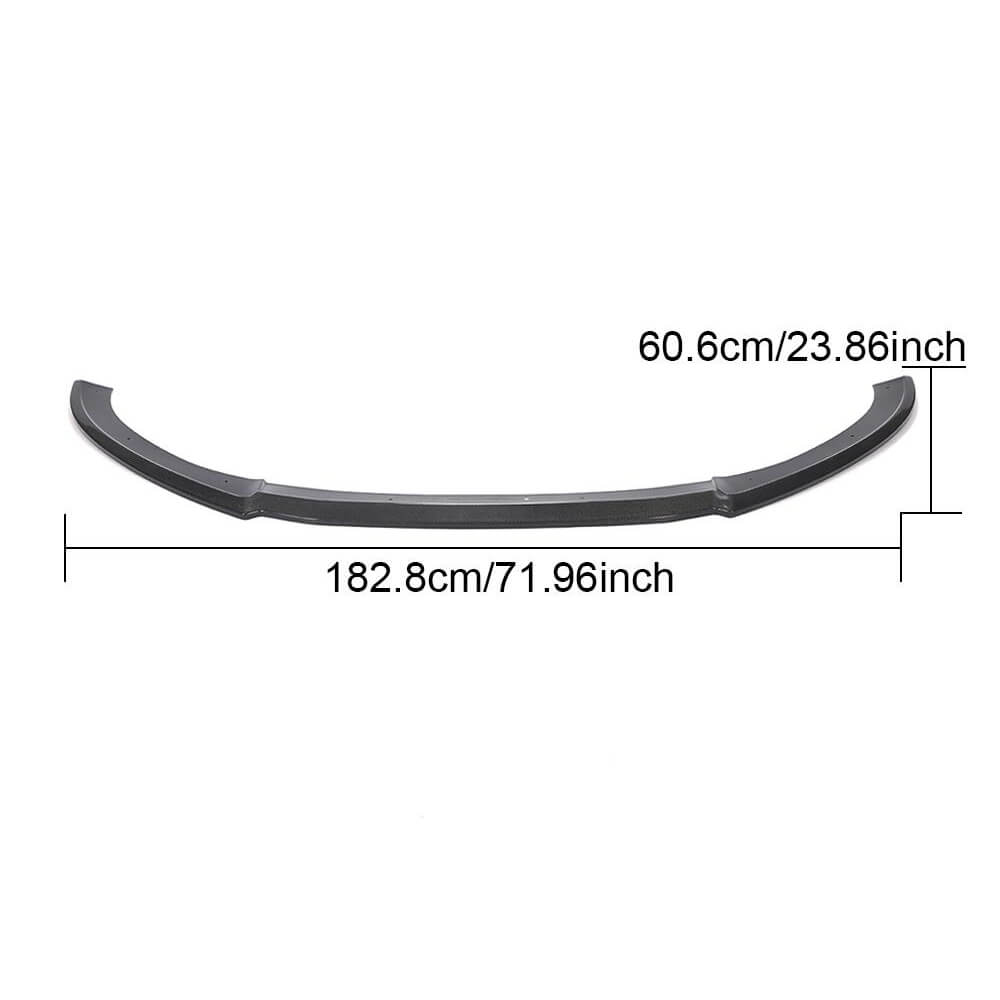 Audi RS6 8V 8V.5 Avant 2013-2018 Front Bumper Lip Carbon Fiber-Ahacarbon