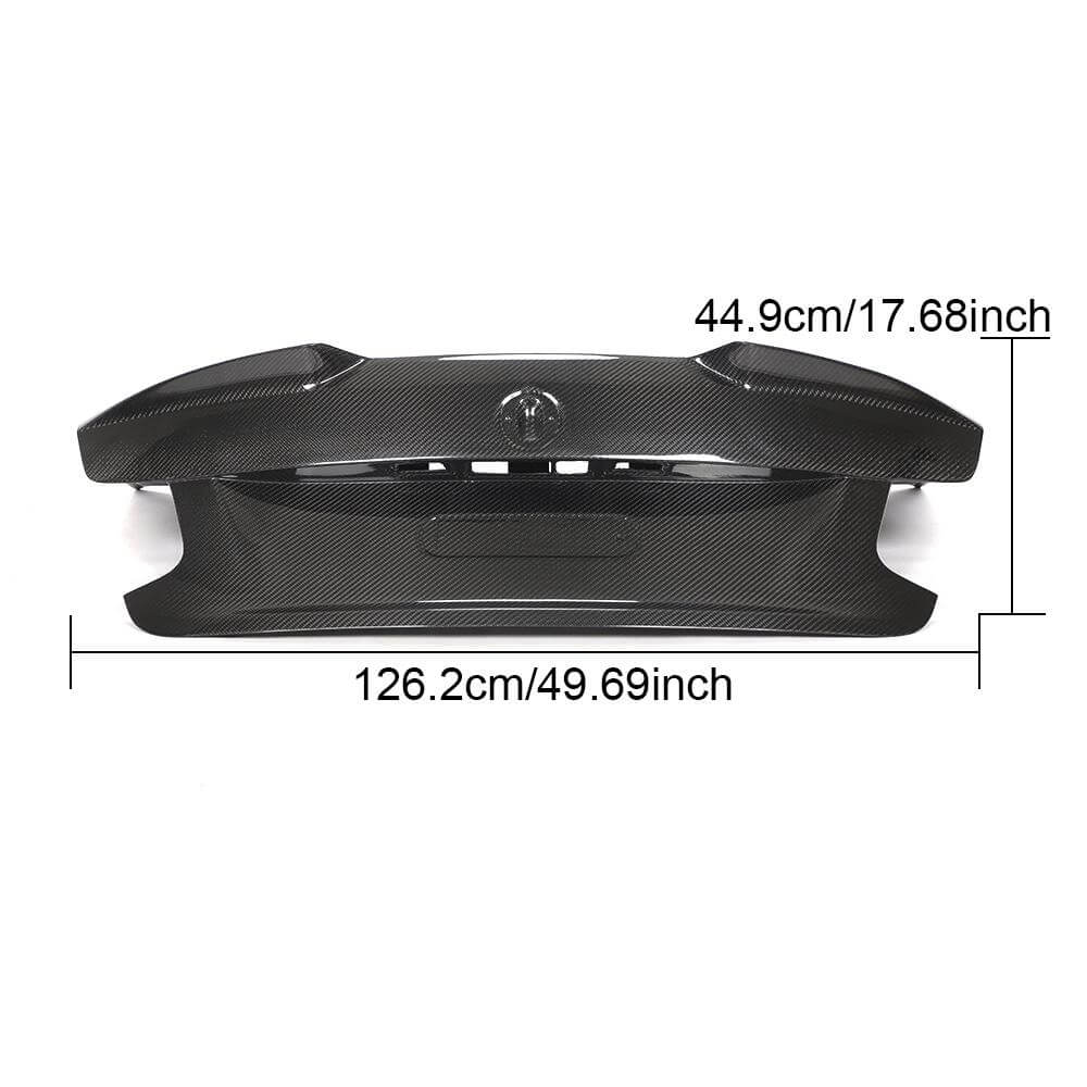 BMW 2 Series F87 M2 M2C 2016-2020 Rear Trunk Lid Cover Dry Carbon Fiber-Ahacarbon