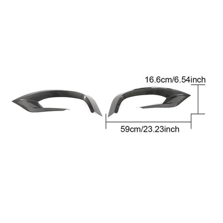 Mercedes Benz W222 Sport Pre-facelift 2014-2017 Front Bumper Vents Carbon Fiber-Ahacarbon