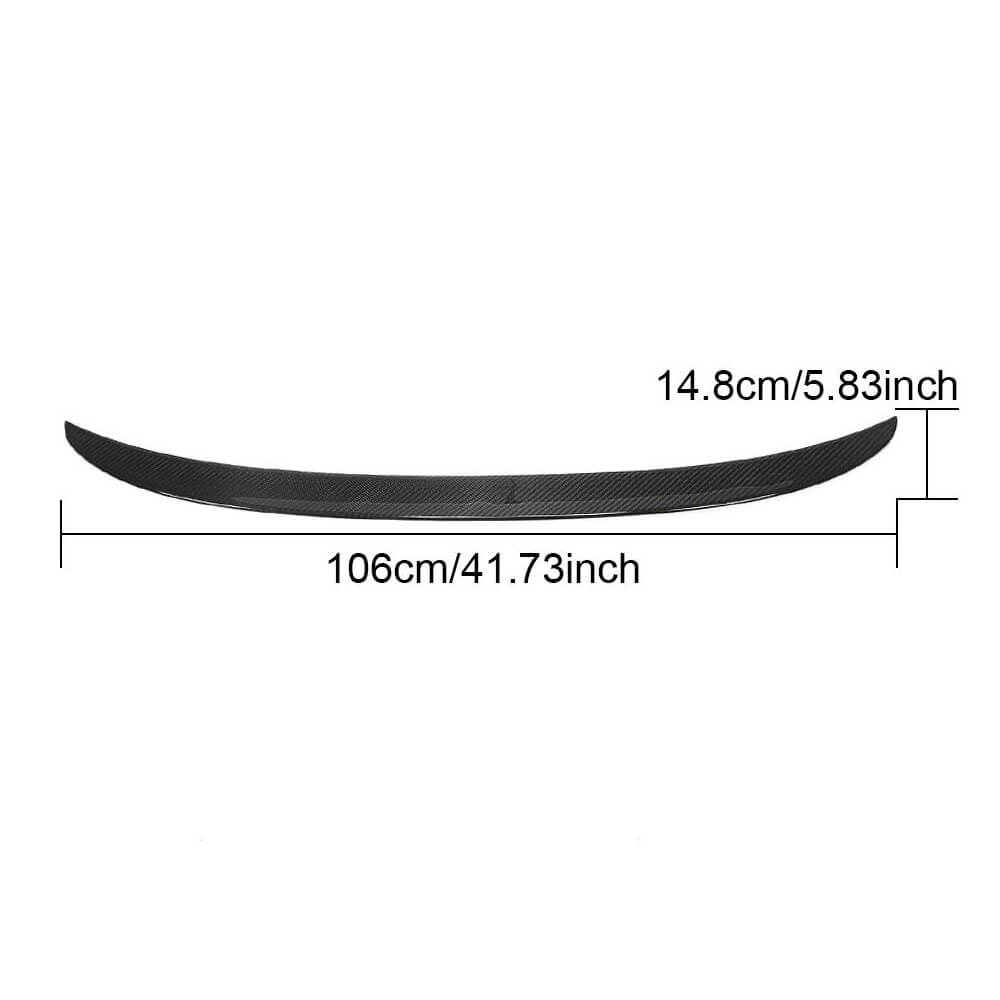 BMW 8 Series G16 840i M850i F93 M8 Gran Coupe 2018-2021 Rear Trunk Spoiler Dry Carbon Fiber-Ahacarbon