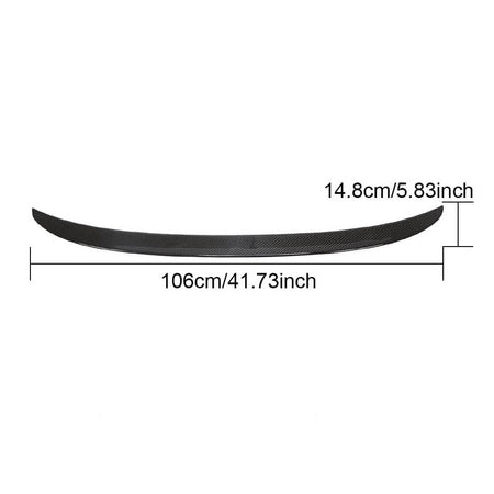 BMW 8 Series G16 840i M850i F93 M8 Gran Coupe 2018-2021 Rear Trunk Spoiler Dry Carbon Fiber-Ahacarbon