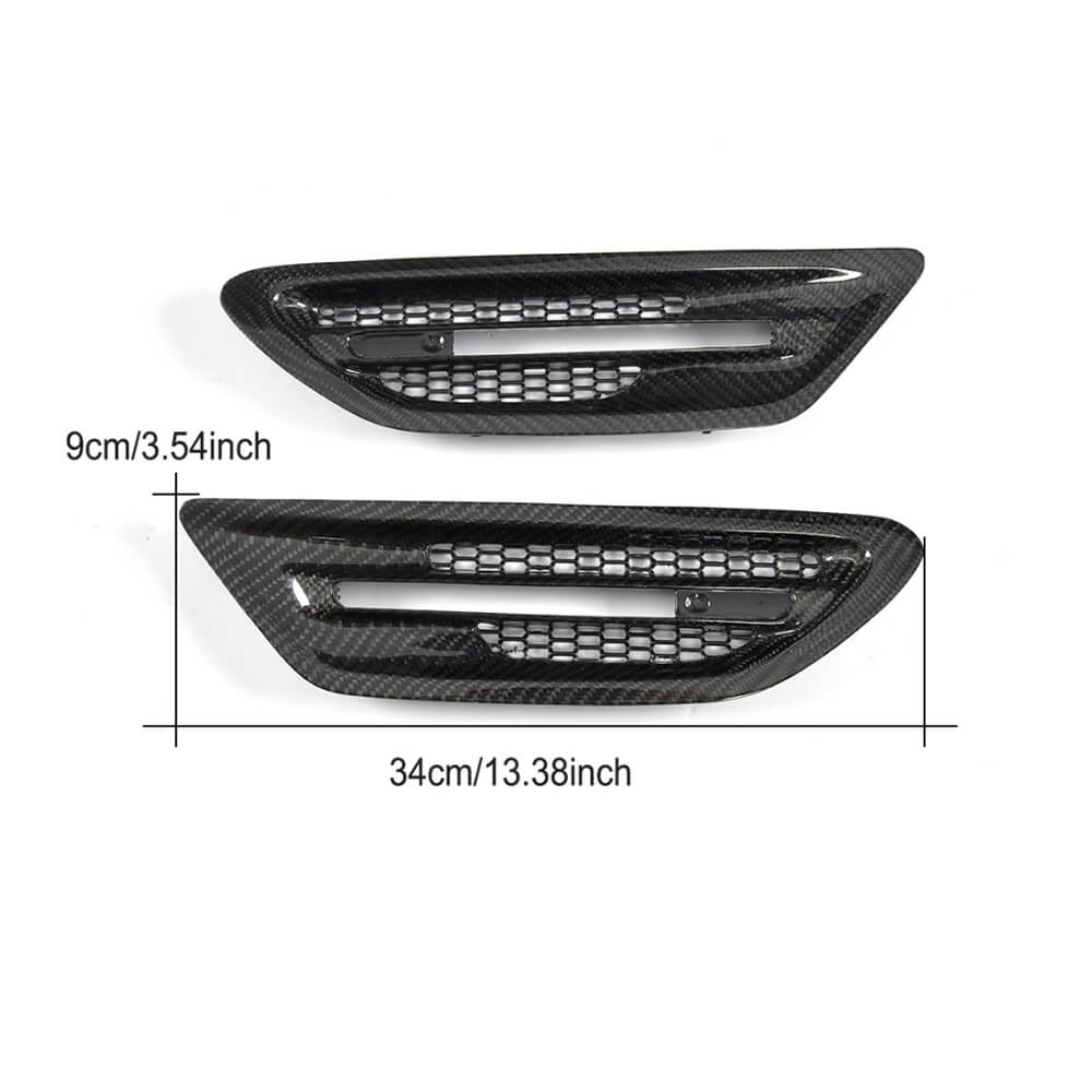 BMW 5 Series F10 M5 2010-2016 Side Air Fender Vents Carbon Fiber-Ahacarbon
