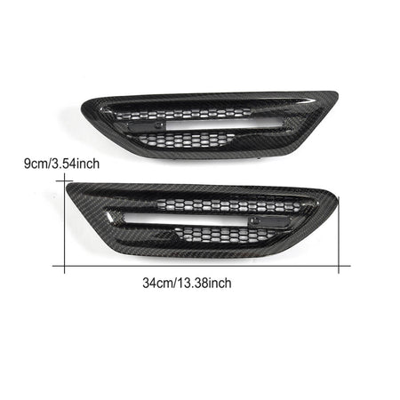 BMW 5 Series F10 M5 2010-2016 Side Air Fender Vents Carbon Fiber-Ahacarbon