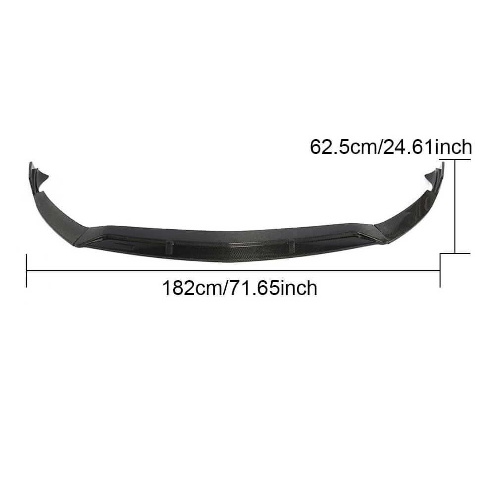 Mercedes Benz A Class (W177) V177 Sport A200 A250 Sport 2019UP Front Bumper Lip Carbon Fiber/FRP-Ahacarbon