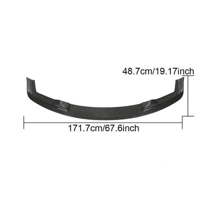 BMW 2 Series F87 M2 Competition M2C 2018-2021 Front Bumper Lip Carbon Fiber-Ahacarbon