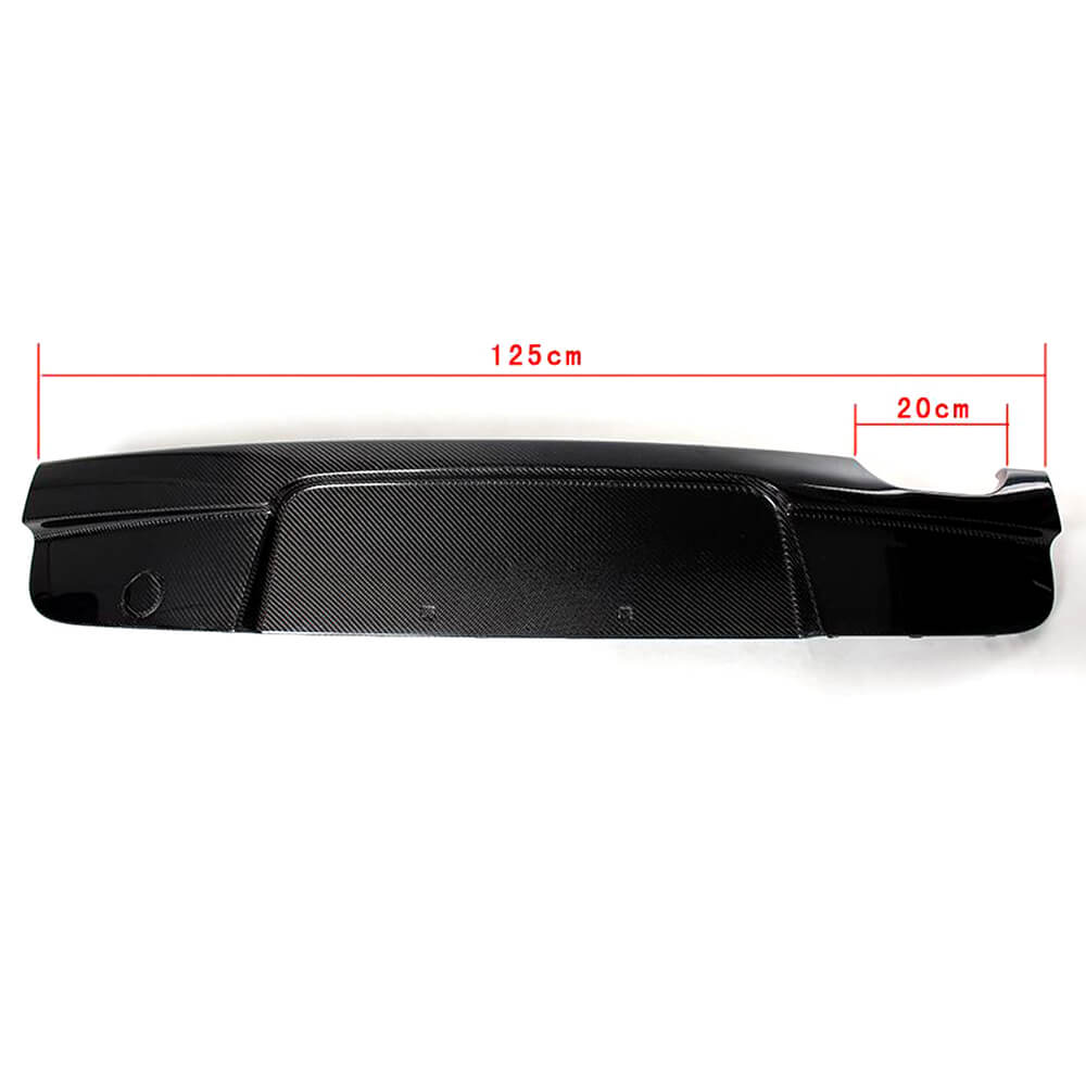 BMW 1 Seires E87 M Sport 2007-2012 Rear Bumper Diffuser Carbon Fiber-Ahacarbon