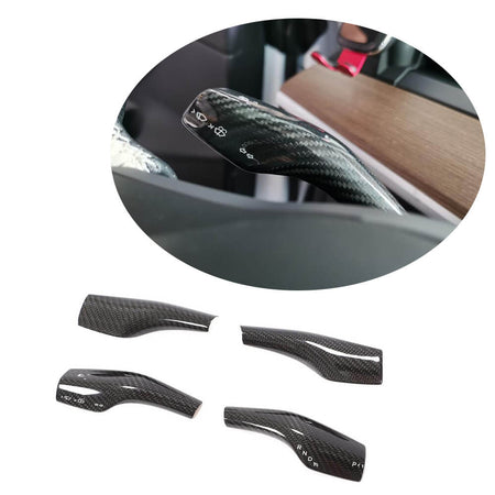 Tesla Model 3 2016-2021 Headlight Paddles Controller Carbon Fiber-Ahacarbon