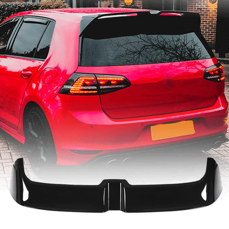 Volkswagen VW Golf 7 7.5 MK7 MK7.5 GTI R 2014-2019 Rear Roof Spoiler Carbon Fiber/ABS-Ahacarbon