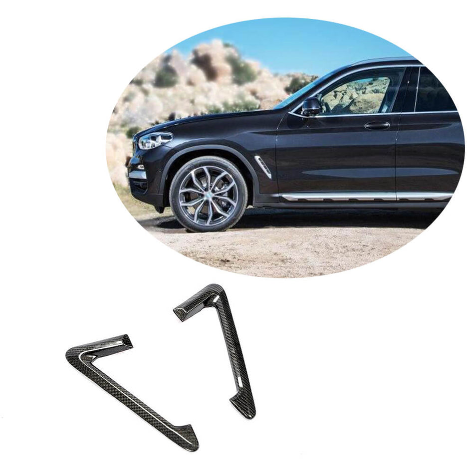 BMW X3 G01 M40i 2018-2020 Side Fender Vents Carbon Fiber-Ahacarbon
