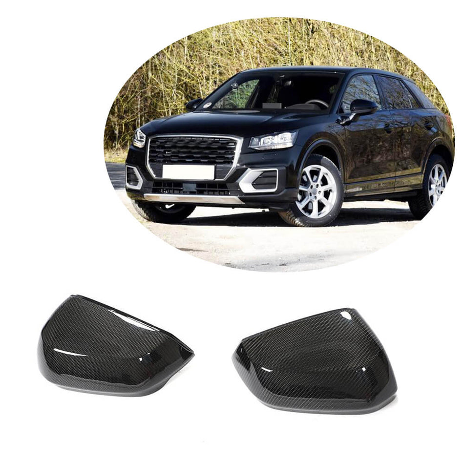 Audi Q2 Q3 Sport Utility 2019UP Mirror Covers Pair Carbon Fiber-Ahacarbon