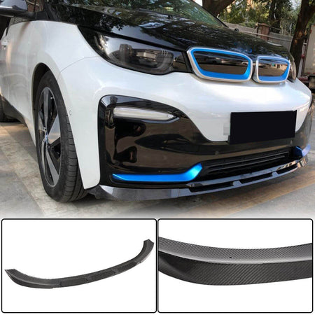 BMW I3 Hatchback 2018-2020 Front Bumper Lip Carbon Fiber/FRP-Ahacarbon