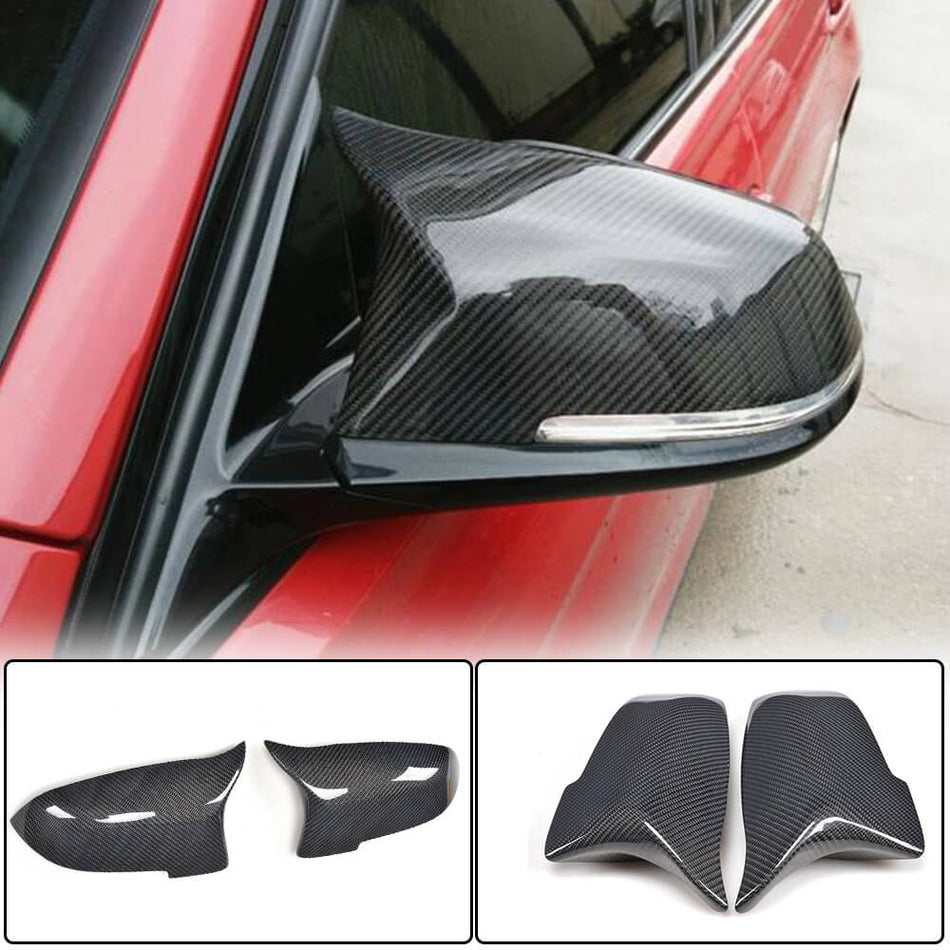 BMW 5 Series F10 2011-2016 Mirror Covers Replacement Style Carbon Fiber/ABS-Ahacarbon