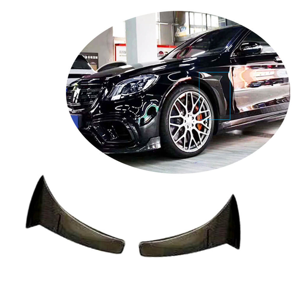 Mercedes Benz W222 S63 S65 AMG Facelift 2018-2021 Side Air Fender Vents Carbon Fiber-Ahacarbon