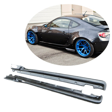 Subaru BRZ Toyota GT86 FT86 Scion FR-S 2016-2020 Side Skirts Carbon Fiber-Ahacarbon